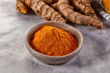 Indian tumeric cumin dry powder
