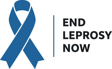 End leprosy now blue ribbon awareness campaign world leprosy day support