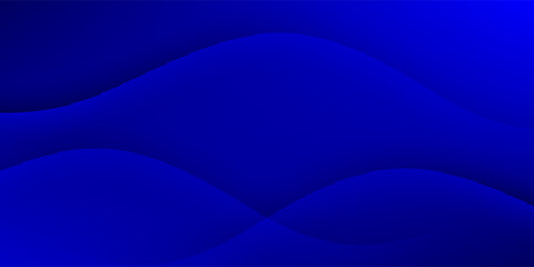 Obraz premium Smooth blue abstract vector background with soft gradient curves. absract blue wave background. eps 10