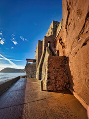Coastal path at Sidmouth, Devon, England