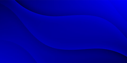 Smooth blue abstract vector background with soft gradient curves. absract blue wave background. eps 10