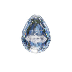 Abstract 3D Render of a Diamond Egg with Swirling Light Inside (192) graphic