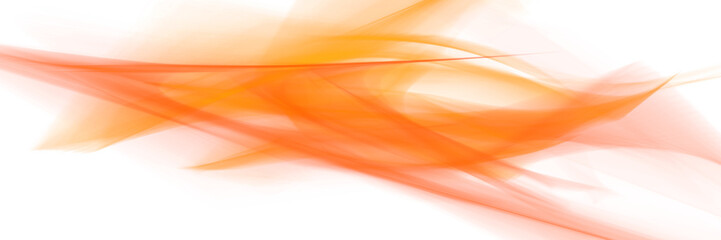 Vibrant abstract illustration featuring flowing orange waves and dynamic lines, creating a sense of movement and energy, with ample copy space for text or design elements