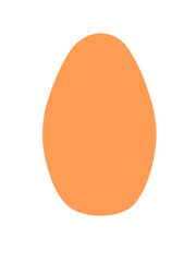 egg icon vector on white background
