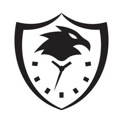 Eagle Hour Guardian Logo Majestic Symbol