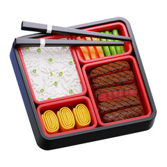 Lunchbox with Food Items