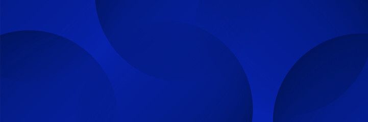 Abstract Blue fluid gradient Geometric banner design background.