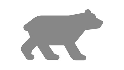 Bear Animal Silhouette – Wildlife Vector