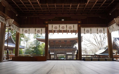 滋賀・近江八幡　日牟禮八幡宮