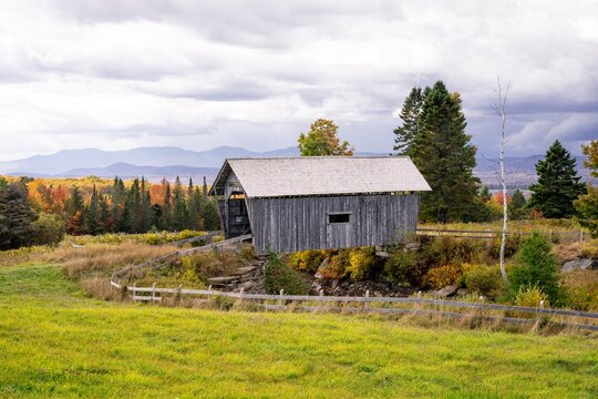 Cabot Covered Bridge in Vermont
