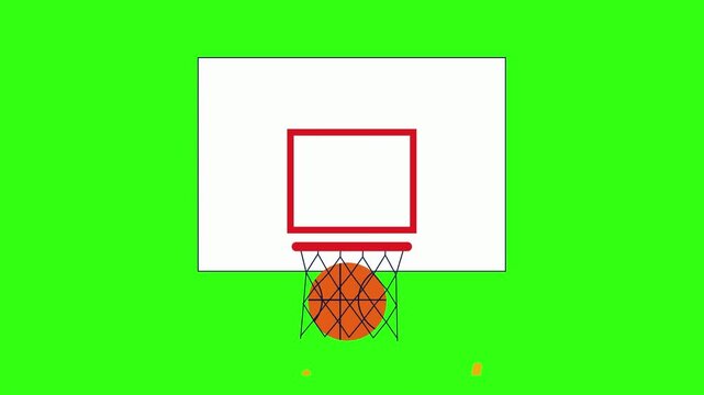Basketball shoot animation 