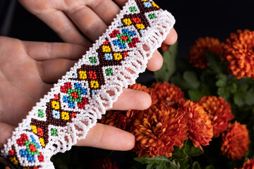 Silianka - Ukraine necklace from beads