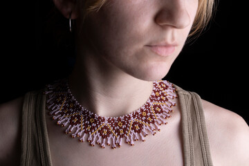 Silianka - Ukraine necklace from beads