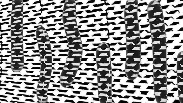 Abstract background. Uneven, white and black
