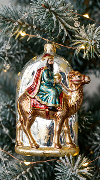 Adorno navide&ntilde;o de reyes magos