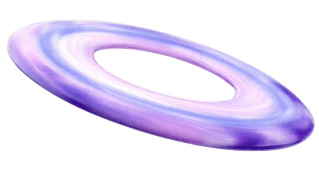 Abstract glowing ring with swirling purple and pink gradients, dotted with sparkles, evoking a sense of fantasy and cosmic wonder. background removed - Powered by Adobe