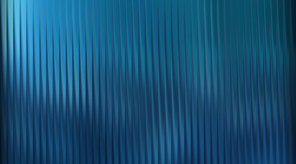 Obraz premium Deep Blue Abstract Vertical Ribbed Texture with Subtle Light Reflections background pattern