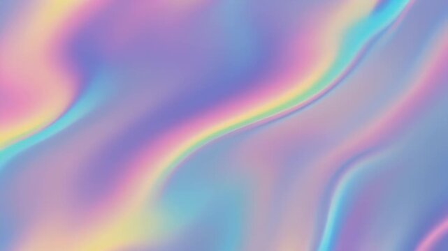 4k Iridescent Pastel Gradient - Dreamy holographic 90s, 80s, Y2K Aesthetic