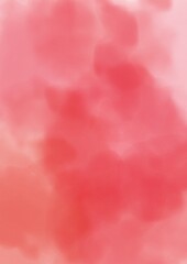 pink background with hearts watercolor background