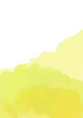 abstract watercolor background yellow