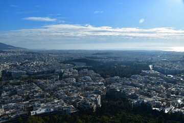 Obraz premium ギリシャアテネのリカヴィトスの丘