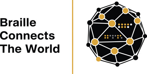 Braille connects the world global accessibility inclusivity and communication for visually impaired digital art