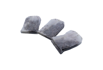 Teebeutel freigestellt isoliert studio