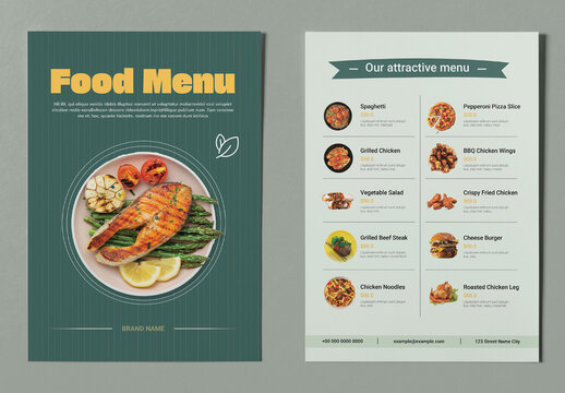 Food Menu Template