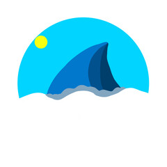 vector illustration of a whale