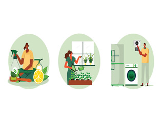 Eco-Friendly Home Activities Cleaning with Natural Products, Indoor Gardening, and Energy Saving