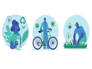Eco-Friendly Lifestyle Cycling, Gardening, and Sustainable Habits