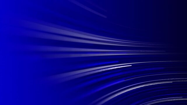 Blue color rotating parallel lines modern design geometrical background