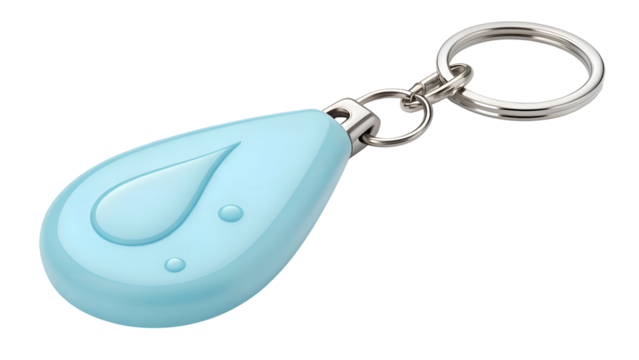 Portable Hydration Reminder Keychain Tracker