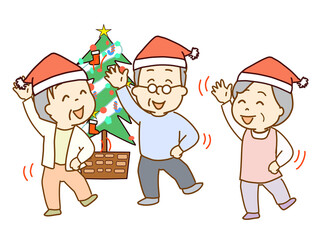 クリスマス、ダンスをする