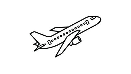 airplane isolated on white background