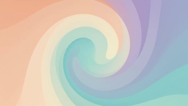 Seamlessly looping abstract background with soft moving pastel color gradients shifting through various levels of smooth opacity soft, design, digital