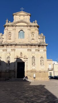 Lecce Cathedral Baroque Architecture in Puglia Southern Italy
