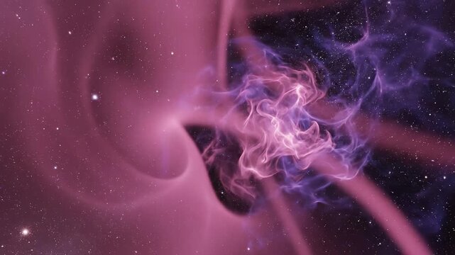 Smooth, ethereal pink and purple plasma slowly morphs and flows in a gentle, atmospheric loop technology, subtle, movement