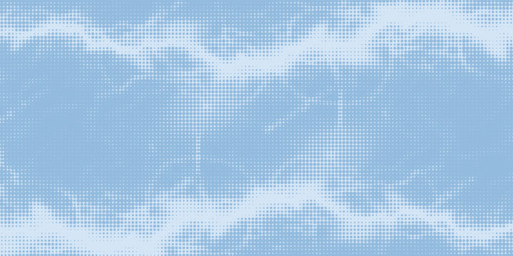 Bright blue polka dot texture background for party and happy themes