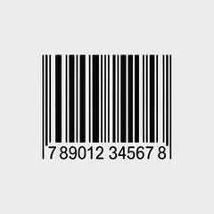 Barcode labels showing Made in China and Made in Canada for stock photo websites