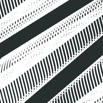 Black and White Background with Spiral Shape