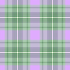 Elementary plaid seamless check, chic pattern texture vector. Fade textile tartan fabric background in pastel and light colors.