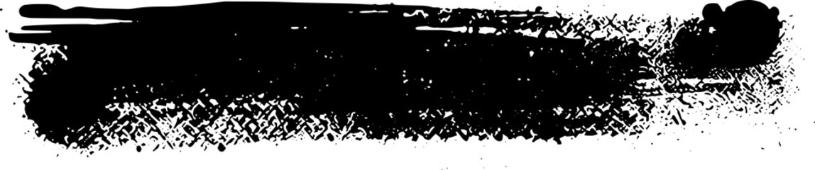 A black screen with a white stylized illustration of a bison head