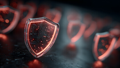 Cyber ​​security and data protection, internet network security, protect business and financial transaction data from cyber attack, user private data security encryption