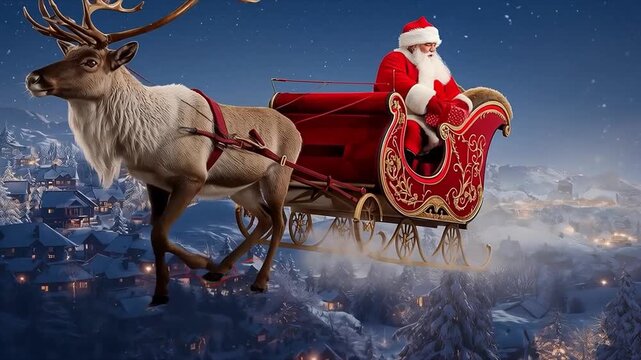 Santa's Christmas Eve Delivery Flight