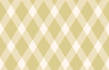Argyle pattern of geometric rhombus. Harlequin check wallpaper design. Classic diamond shaped textile material for web background, print fabric clothing, sweater, wrapping paper, gift card, invitation