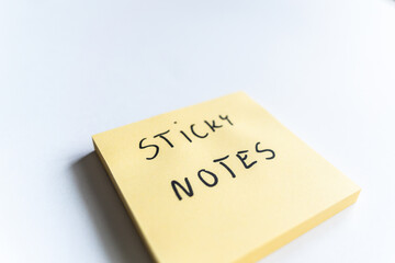 Sticky notes with sign sticky notes