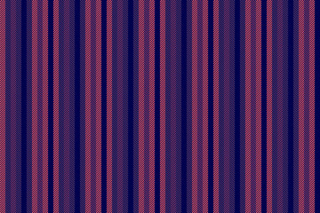 Kusiness pattern stripe textile, creation texture lines background. Vraph seamless vertical fabric vector in blue and violet colors.