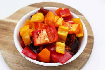 Sliced palermo sweet chilli pepper