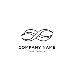 Elegant Infinity Symbol Logo Design for Modern Company Branding.